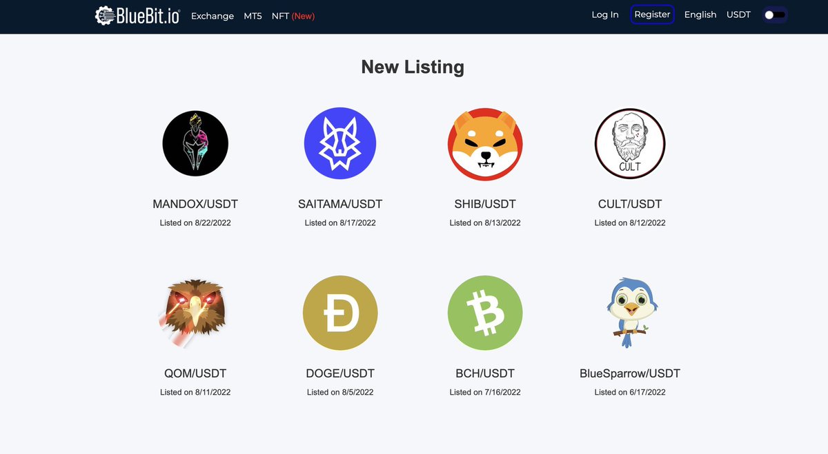 Bluebit_io's tweet image. New listings on #BlueBit: 
bluebit.io/new-listing