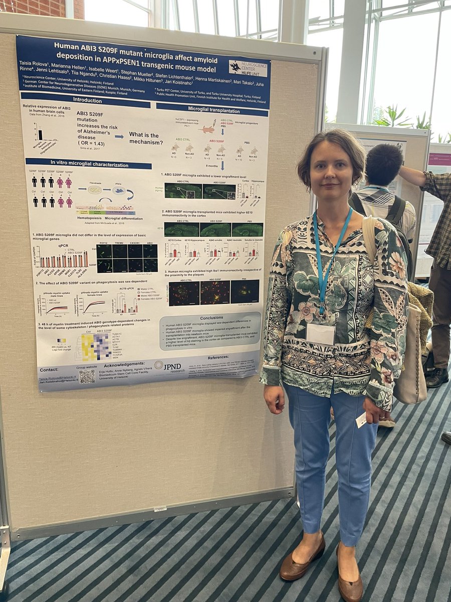 KoistinahoLab's tweet photo. There is still a chance to come and see our posters today at #KuopioAD!  #iPSC #Alzheimersdisease https://t.co/BMfx8ueIRs