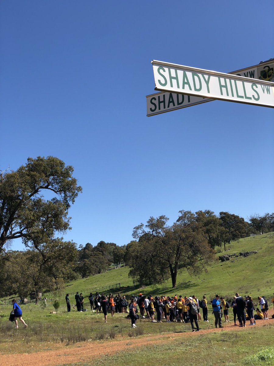 MuscaRoseanne's tweet photo. Year 8’s completed their muddy Camino from Bells Rapids to Shady Hills today #hccellenbrook https://t.co/1Puw89VNzy