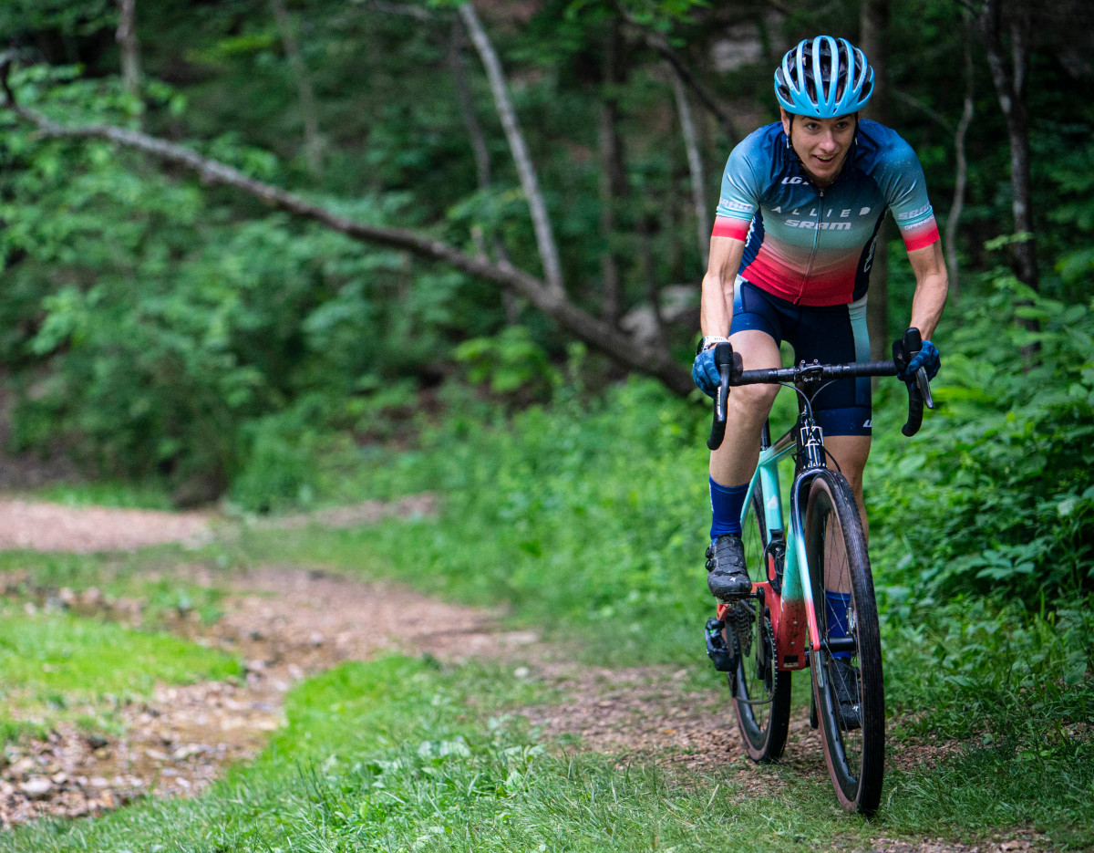 Cyclist @leadavisonbikes didn’t have any queer role models to look up to. Now she is that role model. Film by @_bradylawrence bit.ly/3RaCX3q