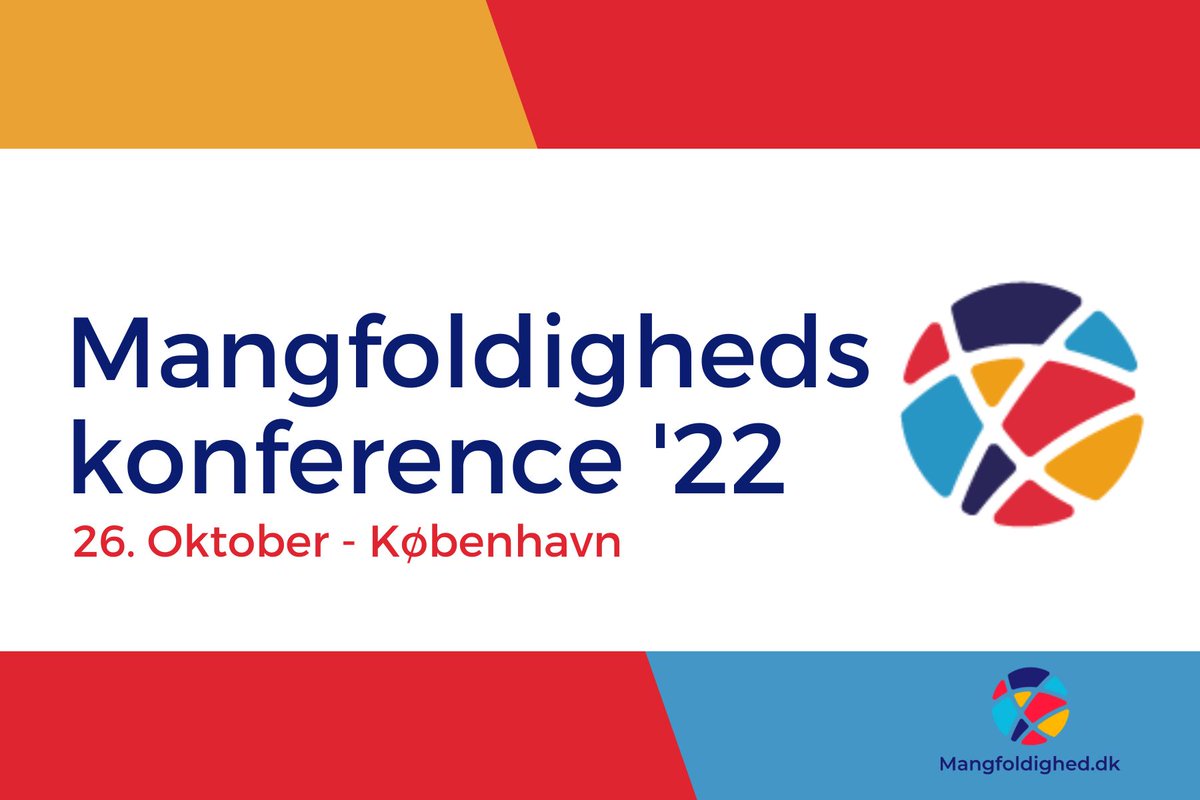 Mangfoldighed1's tweet photo. Årets mangfoldighedskonference! Tilmelding er gået i gang! https://t.co/eJBNgaH1zn - https://t.co/Eq9U9ISBjC https://t.co/6oPnhjCtci