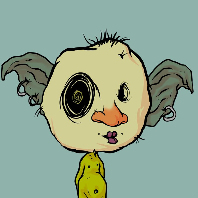 Antikvar's tweet photo. @goblintown Brother I can hear you. Did we catch something?🦴 https://t.co/vXhwOTOXgI