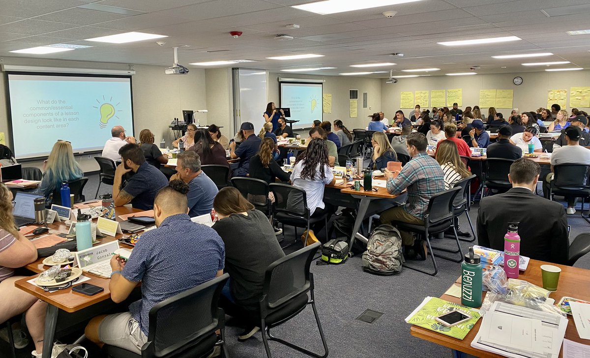 I am astounded by the engagement, focus, and dedication of the teachers at Keller, @LindberghStemLB, and @StephensMiddle on day 3 of our block schedule pd. And for the incredible honor of working alongside <a href="/dawn_lomeli/">Dawn Lomeli</a> &amp; <a href="/StaceyBenuzzi/">Stacey Benuzzi</a> for this journey. Let’s go! #proudtobeLBUSD