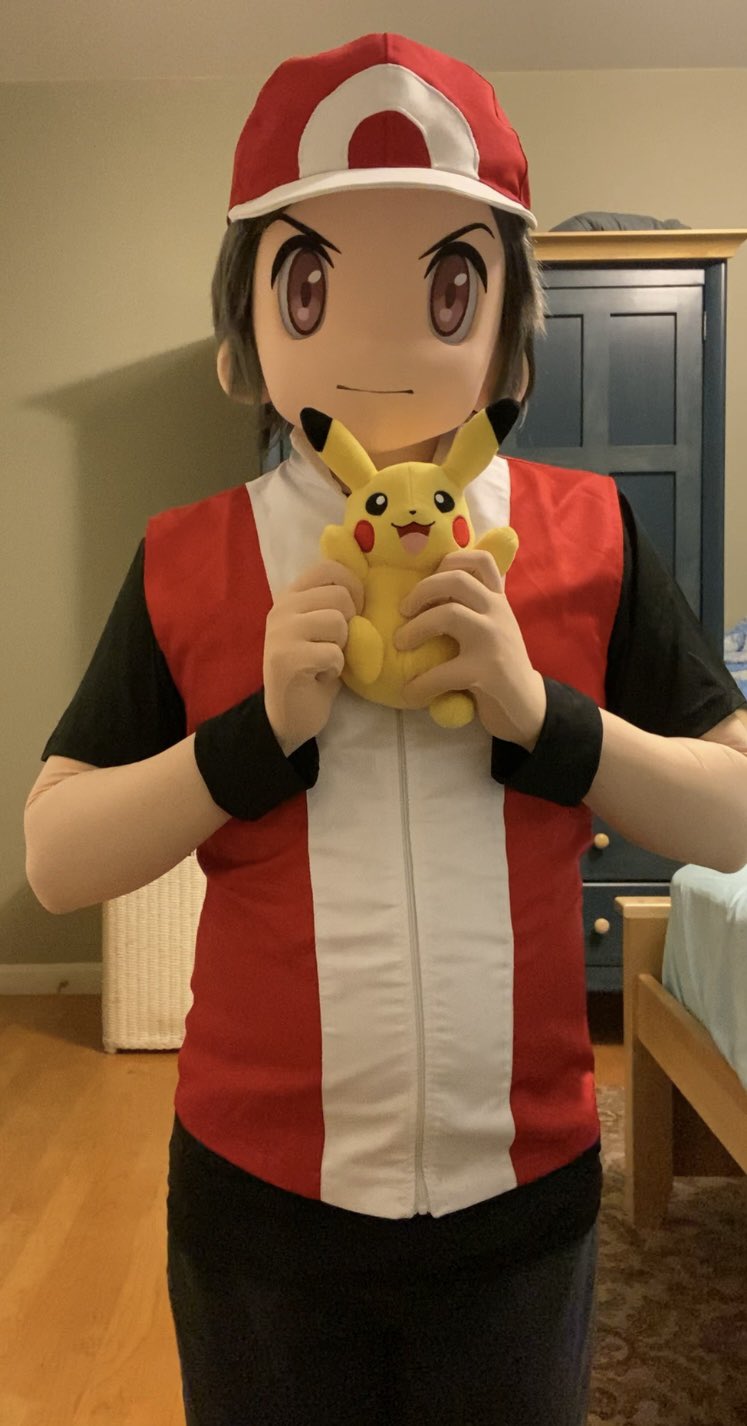 Red Pokémon trainer Outfit