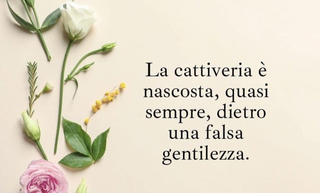 Marina31297272's tweet photo. Buongiorno con un pensiero triste ma alquanto vero..spero sempre che sia sempre più raro e confido sempre nella vera bontà umana anche se ultimamente ho visto comportamenti umani che di umano hanno veramente poco.Oggi lettura dei vostri saluti riposo e tranquillità un abbraccio🙏 https://t.co/RHC2KosxPS