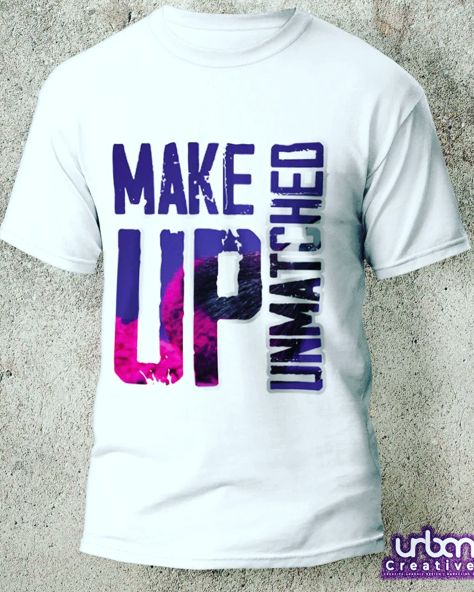 UnmatchedMakeup's tweet photo. Get yourself this top quality Makeup Unmatched T-shirt for only 999/= Call, Text or Whatsapp 0700423415 to place your order!
Design by: Urban Creatives
#MakeupUnmatched
#DrippingInElegance
#NoLabel https://t.co/bftwG42V1V