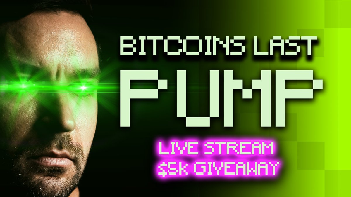 🚨 ON AIR 🎙 Bitcoins Last Pump &amp; How I Made $25k Shorting US Stocks!

Live Stream $5,000 USDT Giveaway! Join the waiting room youtu.be/GBHc_wcU-8A 

RT IF YOU WILL BE JOINING!! 

🎉 8:30pm EST Thursday 🎉

👉🏻 youtu.be/GBHc_wcU-8A 

#bitcoin #crypto #daytrader #forex