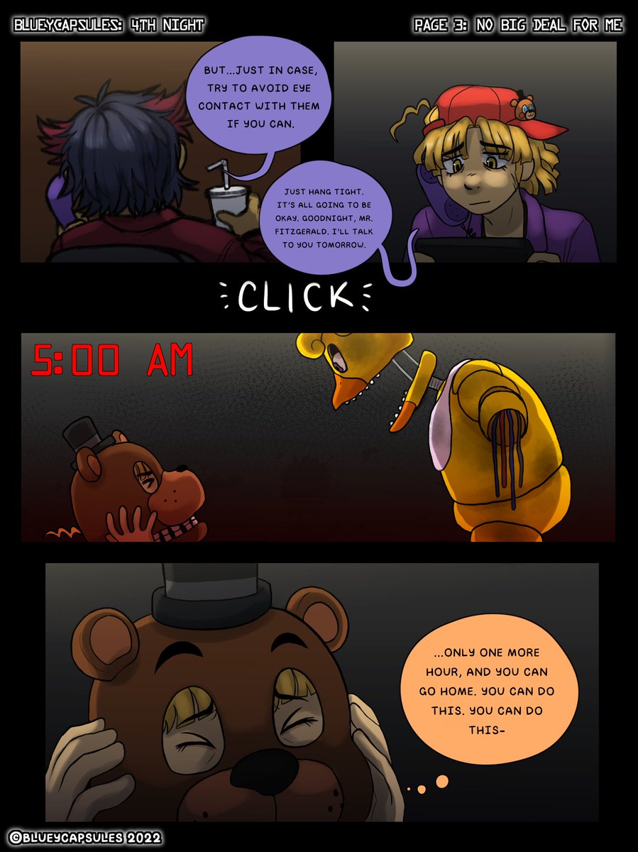 Bluey Capsules BR on X: O tempo acabou #FNAF #blueycapsules / X