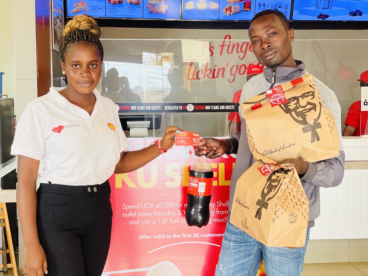 Some of the many happy customers who enjoyed the great offers from shell this week…🥰 till next week. It’s simple! Spend 40k and above at any Shell KFC every Monday and Wednesday from 3pm and you get to win a 15k fuel or shopping voucher. ⁦⁦#TwegwekoKuShell #ThinkExp