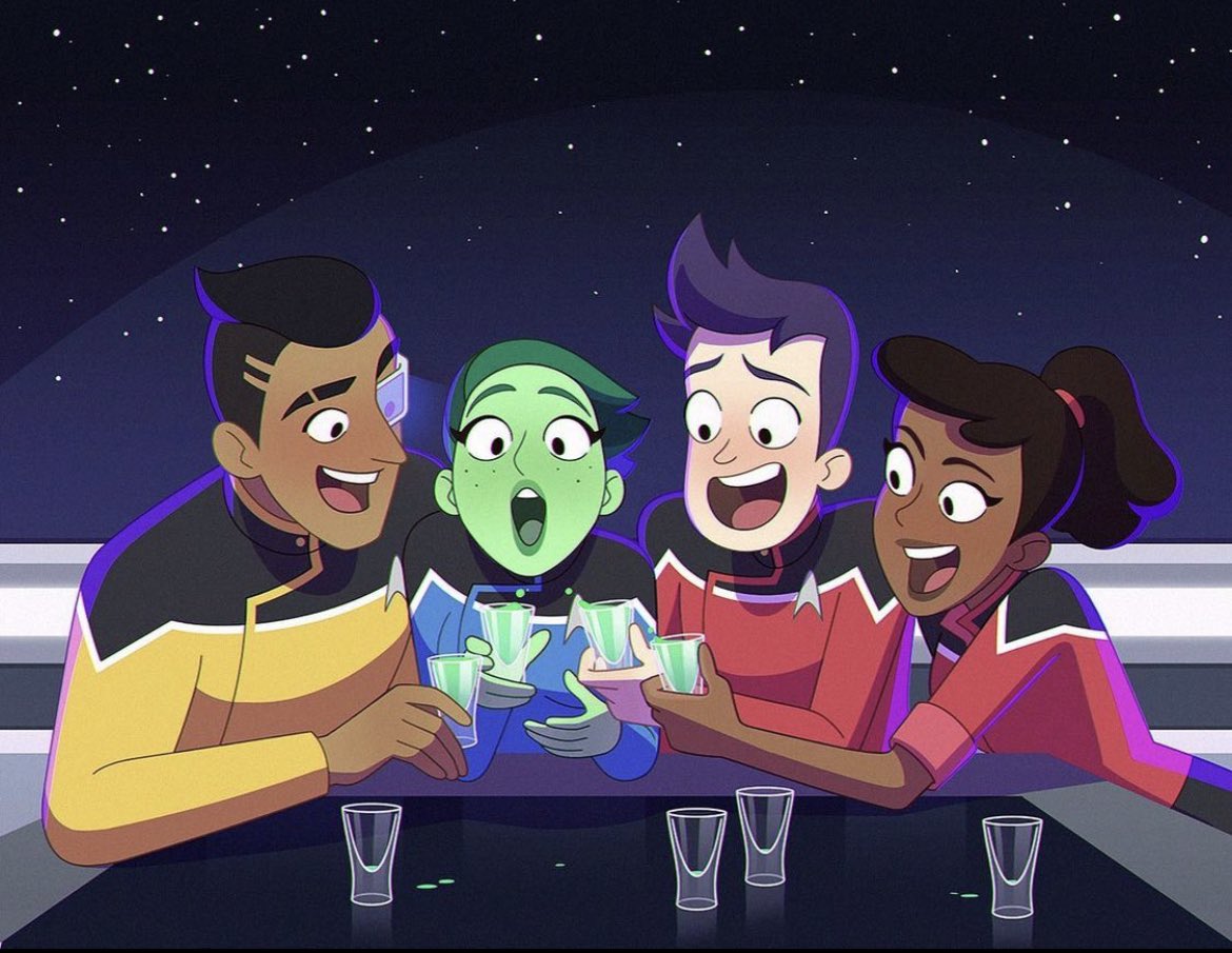 MikeMcMahanTM's tweet photo. The first episode of Star Trek: Lower Decks SEASON 3 is now live on @paramountplus! Enjoy!🖖🖖🖖 https://t.co/WhCI4p87Co