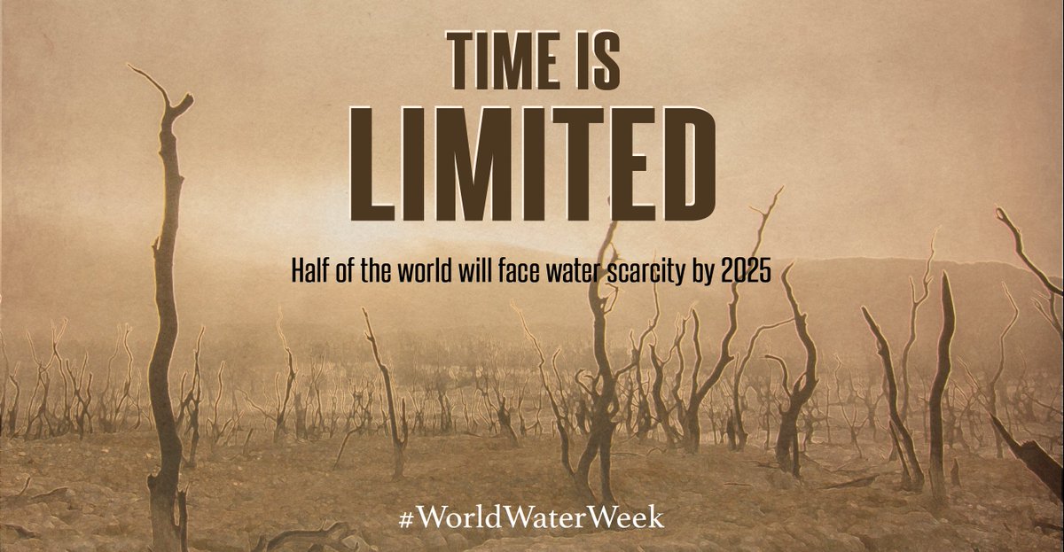 RVInstitutions's tweet photo. We must act before it's too late tune into our page this #WorldWaterWeek as we explore the reasons and the solutions for this scarcity #RVEducationalInstitutions #GoChangeTheWorld #SaveWater #SaveEarth #GolbalWarming #RVEI #WaterWeek #EveryDayClimateChange #HelpEarth #Earth https://t.co/2MMxjRQIyR