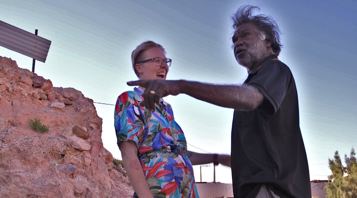 towalkin2worlds's tweet photo. Don't tell us energy isn't real. This fella be glowin'! Stopped off in Coober Pedy and learnt all about the toxic dumping. Australia has a lot of cleaning up to do. Sidenote: this man makes epic music, you might know him. ;) #TWITW #documentary https://t.co/y2N1EgyodK