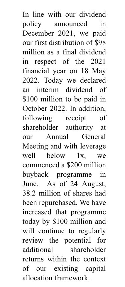 Jesper_M_Olsen's tweet photo. 1 half 2022 nice numbers from Harbour - dividend up - free cash flow up - buybacks up - guidance up
#HBRI $HBRI #OOTT #HBR https://t.co/nLGZxqarAe