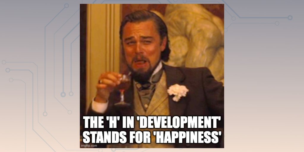 codeblick's tweet image. For happiness and hope!

#devhumor #devmemes #memesdaily