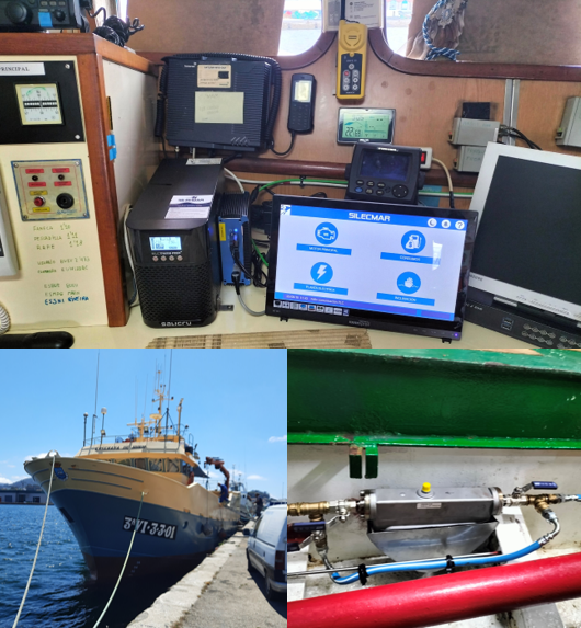 Enercom5's tweet photo. Continuando con el proyecto ENERCOM, algunas fotos de la instalación del sistema de comunicación en el Buque ENSENADA DE BUEU. @Silecmar @Opromar1 https://t.co/G8Brn7XIkv