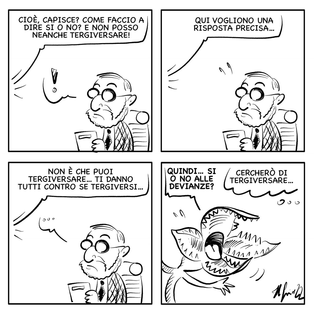 capogriso's tweet photo. Allora, si o no?!

#mrpidgen #pidgen #piccione #strisce #strisceafumetti #fumetti #storie #vignette #comico #italiancomics #ig_italia #balloon #freddure #italiancomics #satira #kindle #amazon #libro #striscialanotizia #devianze #strangerthings #campagnaelettorale2022 https://t.co/8pVYIeBrAO