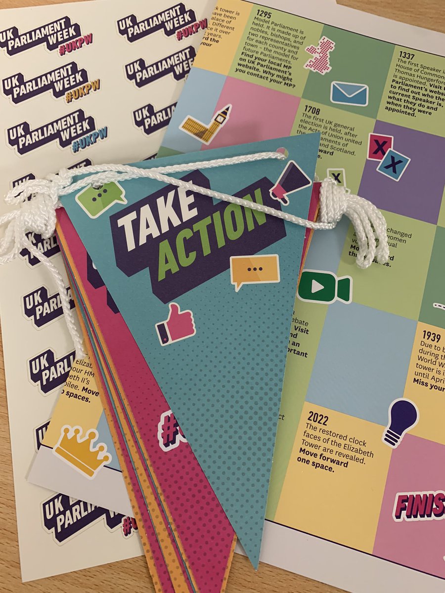 Just what is needed to cheer up the first day of term! Thanks <a href="/UKParlEducation/">UK Parliament Education</a> for getting out my Parliament Week pack early .. lots of time to plan a meaningful week for young people. #citizemshipmatters