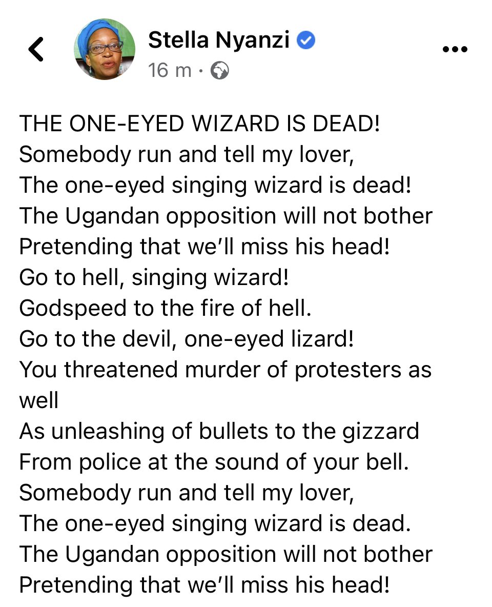 Stella Nyanzi tweet media