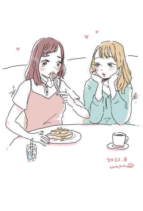 いっぱい食べるキミが好き。 #落書き 