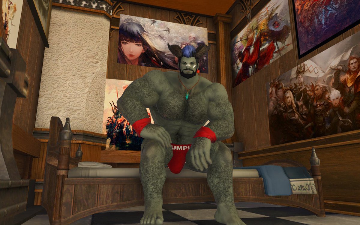 StripedOrc's tweet photo. A taste of what this Twitter is gonna be, if you don’t like it you’re free to leave, if you’re a fan Welcome! Going to be sharing pics of my WoL which will range from tame to spicy. Hope ya enjoy 🍉 https://t.co/xO3VMeiGWh