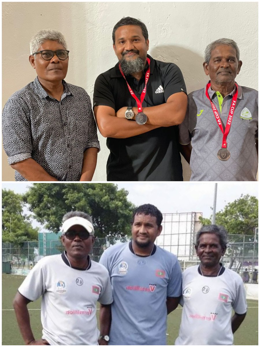 nistharrr's tweet photo. We never forget those who helped us when we had nothing(in football). Coach Heena hired me to assist coach Hamdhu Fernando in ETFA when no-one knew me. 
Thank you coach it meant a lot to me that you are the one who handed us the medals. 
😊 https://t.co/UErYIrSfIU
