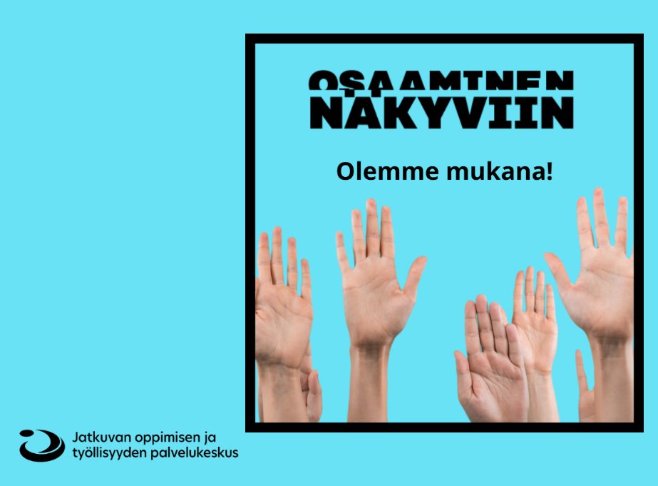 #osaaminennäkyviin viikon yhteislähtö @JotpaFi. <a href="/OamkAmok/">Oamk Amok</a>  nostaa viikolla esille mm. Kestävän matkailun osaamismerkit ja monta muuta osaamismerkkiaihetta. oamk.fi/fi/koulutus/am… #Osaamismerkit ovat oiva väline oman osaamisen hoksaamiseen, kehittämiseen ja näkyväksi tekemiseen.