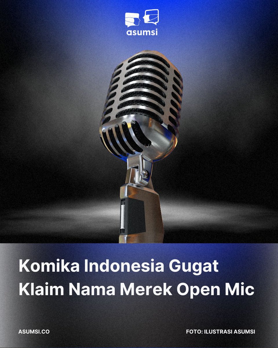 Para komika melayangkan gugatan terhadap Direktorat Jenderal Hak Kekayaan Intelektual Kemenkumham untuk membatalkan hak merek Open Mic yang dipegang Ramon Papana.