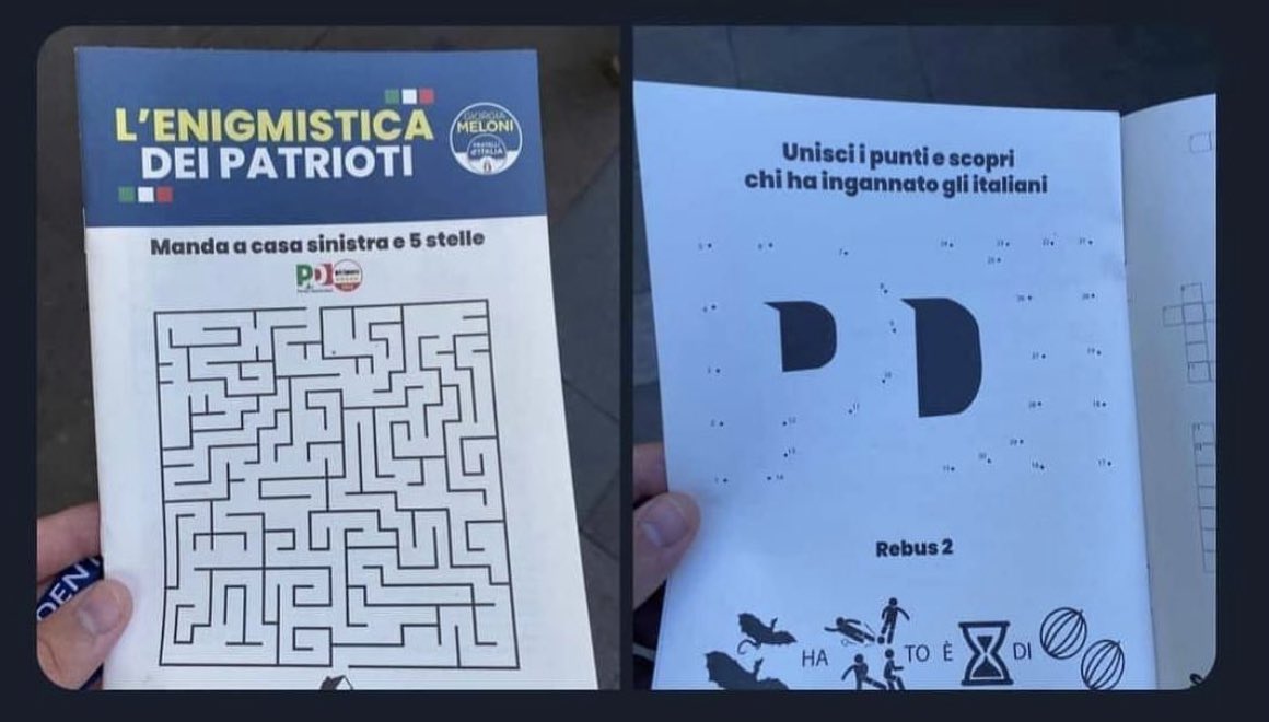 Gadget ai comizi di #FdI