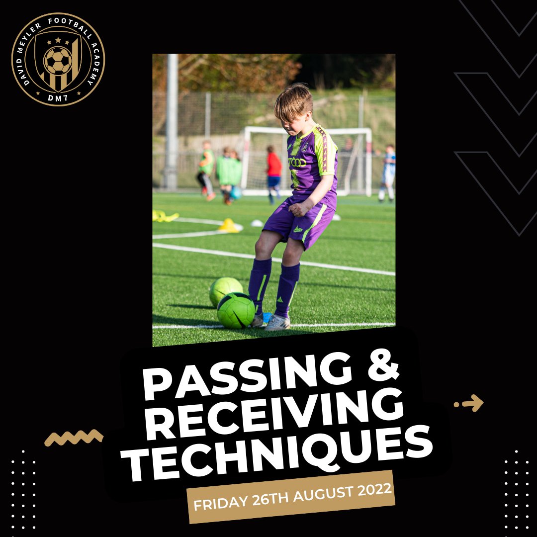 Dm7Academy's tweet photo. Time to #TrainLikeAPro! ⚽️
Friday means we're back with #TeamDM7 and this week we're honing in on passing and receiving techniques.
Who's excited?🤪
See you all there! ✨
#FootballTraining #FootballAcademy #GrassrootsFootball https://t.co/Too3clAQSu