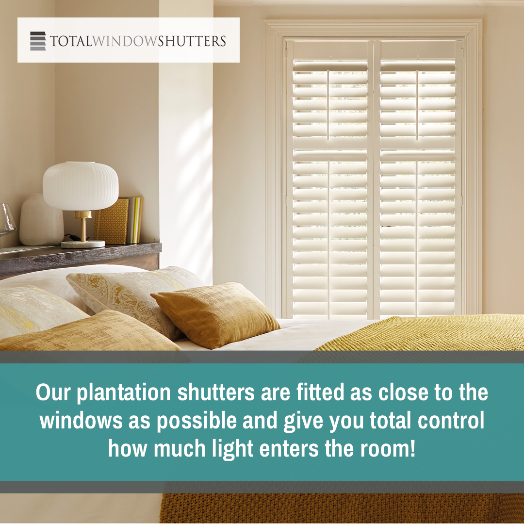 WindowTotal's tweet photo. Our plantation shutters are fitted as close to the windows up against the frame as possible. With this close fit and the sealing of the shutter, frames eliminate the amount of light coming into the room which you get from the sides of blinds or curtains. 🏡

Then with the lou ... https://t.co/5AadgQGZqb