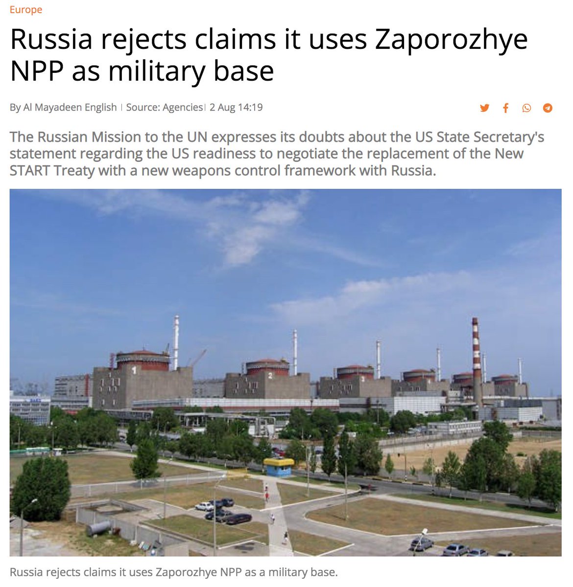 den_kazansky's tweet photo. Russian Ministry of Defense: there are no our weapons at the ZaporizhiaNPP

Russian state media TASS: "employees of the Zaporizhia nuclear power plant were arrested for informing the Ukrainian army of the location of Russian military equipment at this NPP"

These guys are idiots https://t.co/OwVe5uhCK8
