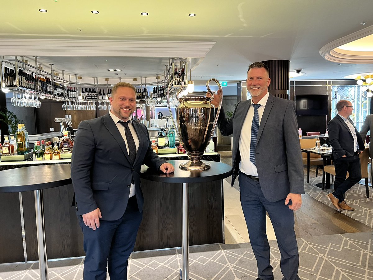 NelsonMyatt's tweet photo. Great day getting our hands on the European cup at Anfield. https://t.co/bSNAI55HcH