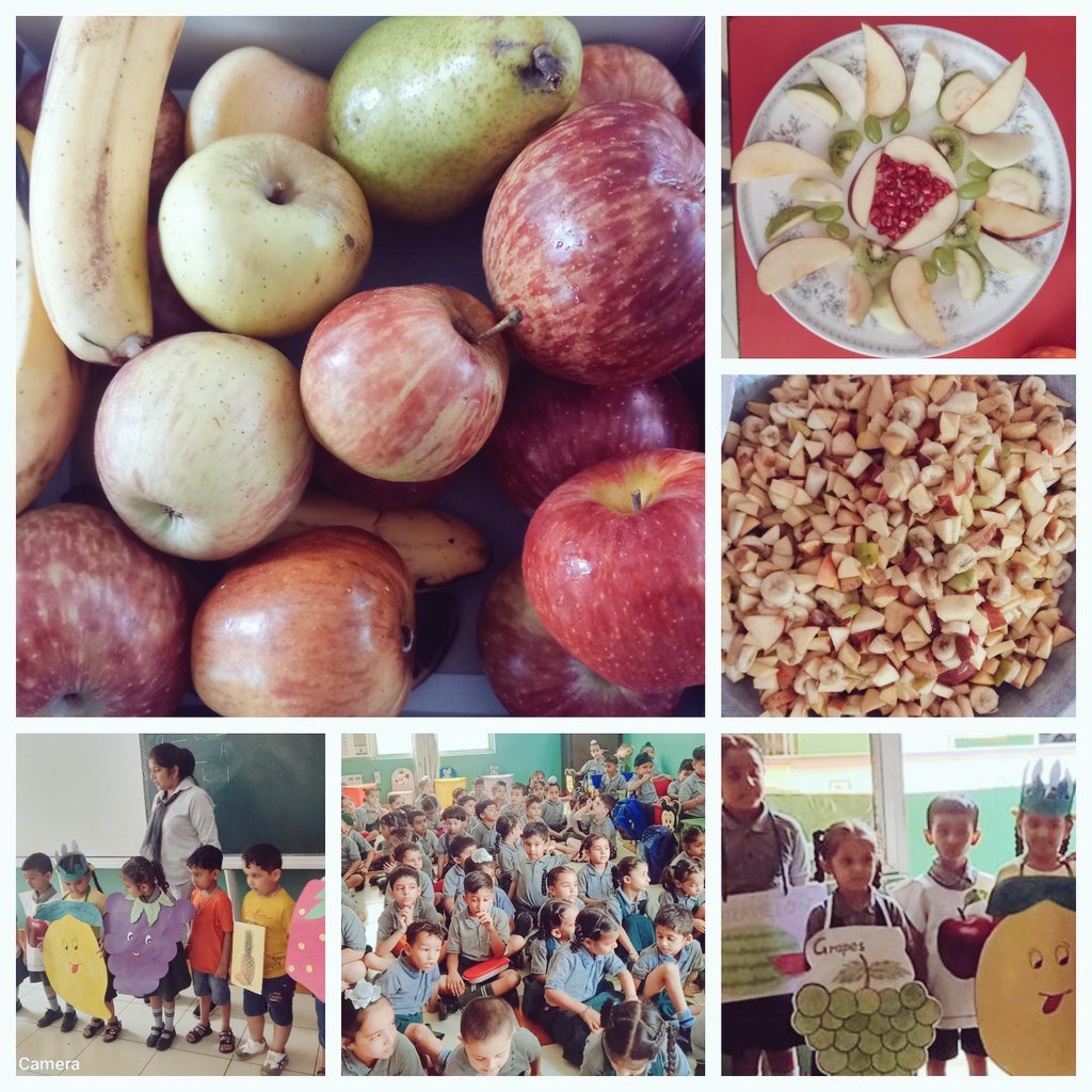 Fruits are an excellent source of essential vitamins and minerals, and they are high in fiber.
#Fruit salad  activity  done by L.K.G students .
#fruitsbasket 
<a href="/STSWSRAJGOMAL/">S.T.S. World School (Official)</a> 
<a href="/raminde94301780/">Raminder</a> 
<a href="/Raman32792386/">Raman</a> 
<a href="/Prabhjo60556013/">Prabhjot Gill</a> 
<a href="/Mandeep44935598/">Mandeepkaur</a> 
<a href="/RamanMatharu4/">Raman Matharu</a>