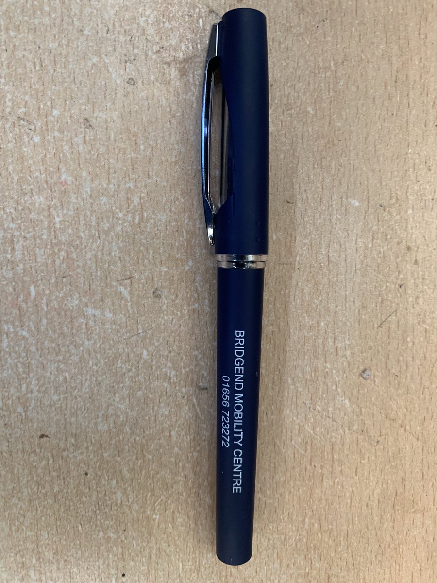 bmc723272's tweet photo. It’s here! Royal blue pen with black ink. U know the drill if u want one posted free - dm a postal address BUT like this post too! https://t.co/rfxsjp7KZB