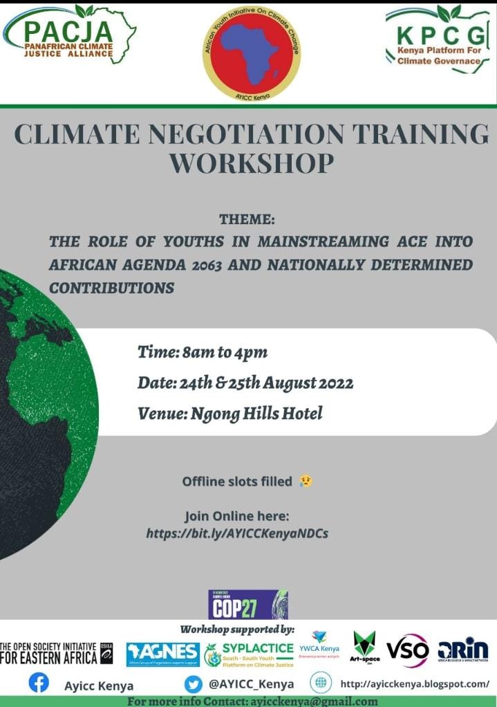 KenyaYwca's tweet photo. #Day1 of the #ClimateNegotiation Workshop, we learnt:

📌 PWDs are more predisposed to #ClimateChange health risks.
📌 PWDs should be included in conversations towards #ClimateAction 
📌 Include Youth in the #ClimateChange discourse.

#Inclusion4ClimateJustice  #TalkActClimate https://t.co/irREOLDf4e