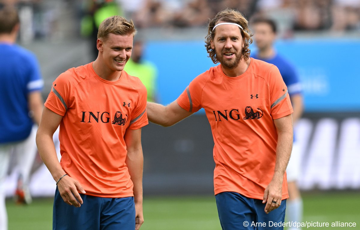 Mick Schumacher and Friends played Dirk Nowitzki's All-Stars in a charity match in Frankfurt that saw them raise €100,000.

#C4C22