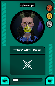 chainborngame's tweet photo. The top 3 fighters of Pax Timor 🤩 💪 ⚔️
All three from the @VesselFLOW universe ✨ The other collections better get their act together!!
Death to the Lord Emperor 💀
#chainborn #nft #tcg #tezos #dtle https://t.co/gEc789U85e