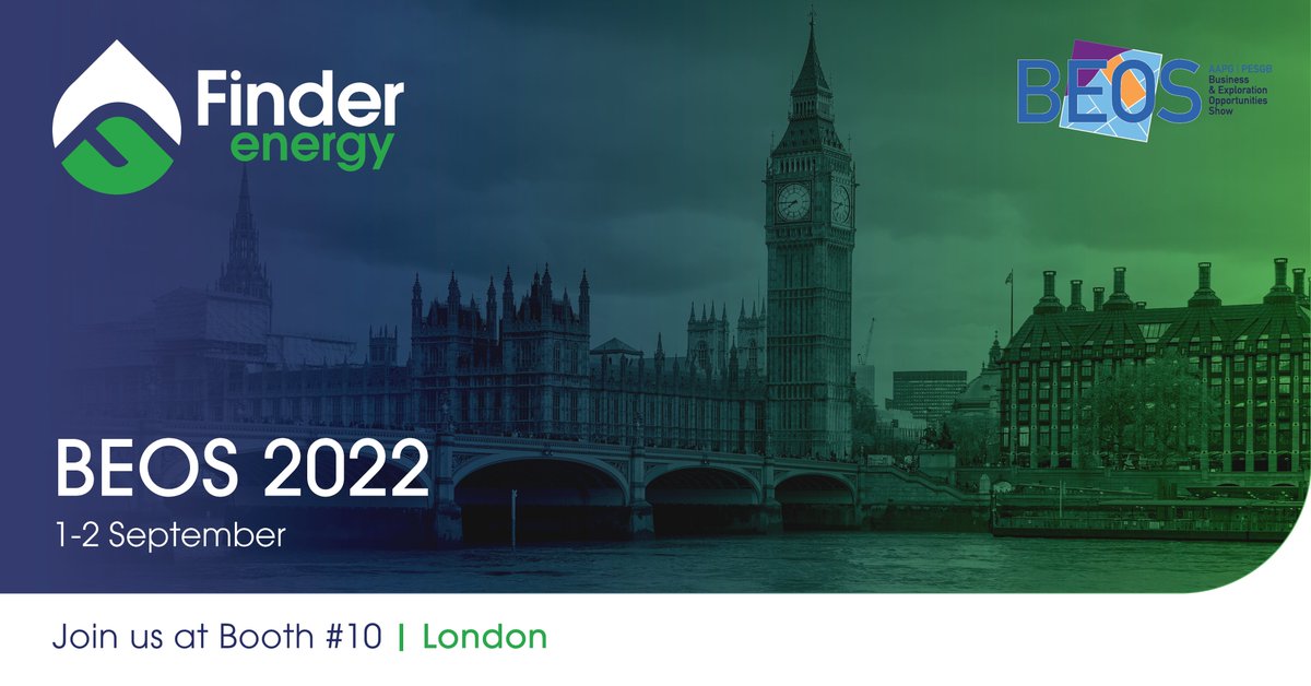finder_energy's tweet photo. #FinderEnergy are heading to London for #BEOS2022.
Swing by booth #10 to catch up with #TeamFinder and see their exciting #farmout opportunities in the #UK and #Australia.
Drop us a line for more information or to schedule a meeting: info@finderenergy.com
@AAPG @PESGB #Energy https://t.co/yDbHxLiMs3