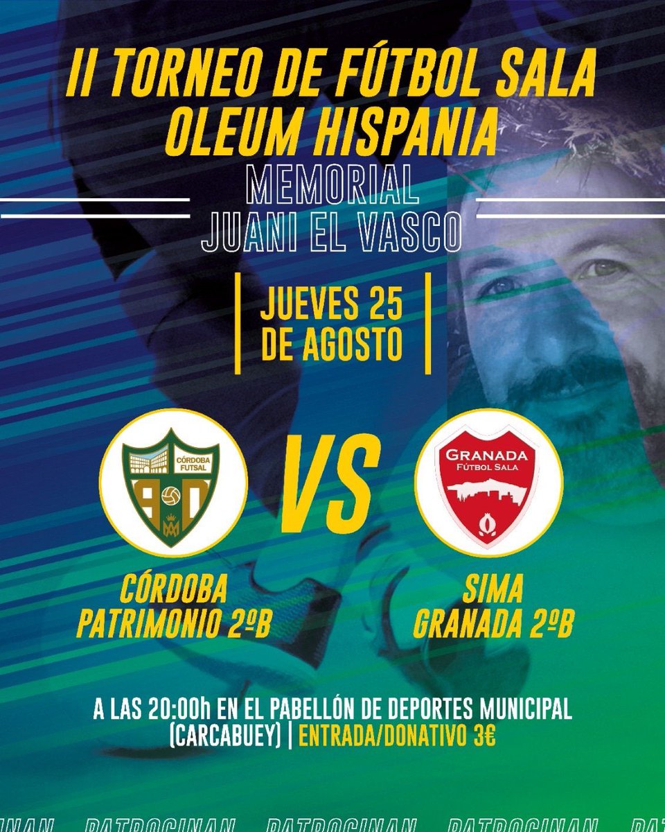 🙋🏻‍♂️ ¡Buenos días, cordobesistas! Nuestro filial disputará este jueves su primer test de pretemporada. La cita, en Carcabuey ante el <a href="/GranadaFS/">SIMA Granada F.S.</a>, equipo, igualmente, de 2ªB.