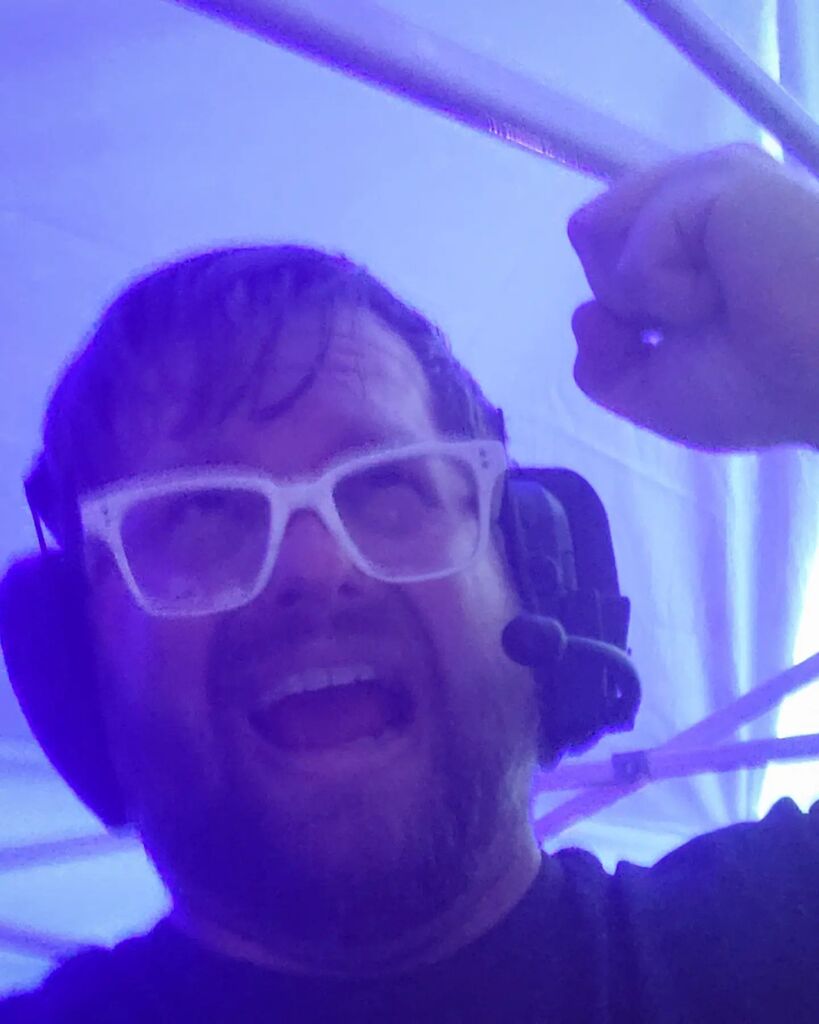 JasonMcManus's tweet photo. It's 3am.
It's raining non-stop.
We're sleep deprived.
And we live for every moment of this.

#notenoughcoffee #letsmakeashow #welcometoshowbiz #orlandoweather https://t.co/bQYJuQGvIp https://t.co/jMyUxol8IC