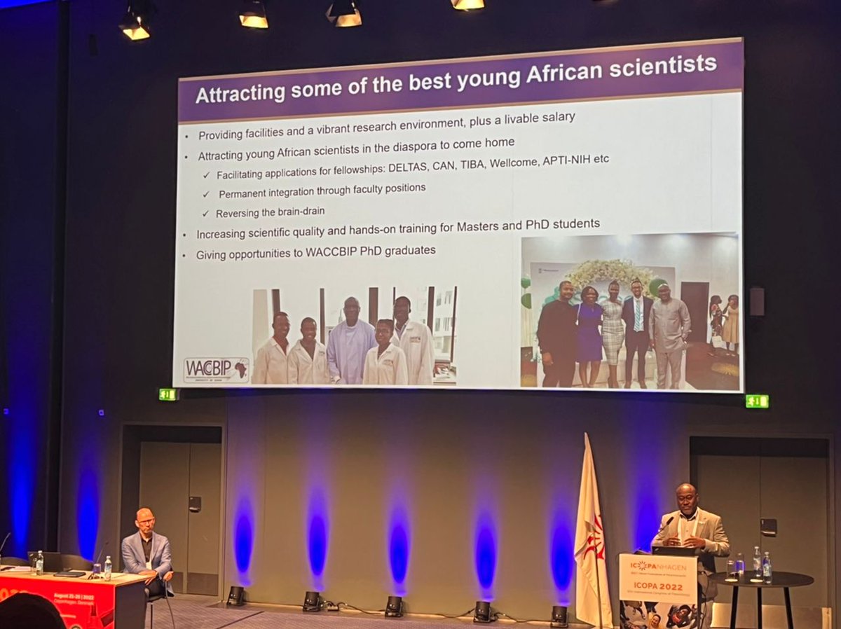 ace_partner's tweet photo. #ICOPA2022 #GlobalHealth #centersofExcellence #AcePartner @gordon_awandare Director of @WACCBIP and President of WANIDA network - West African Network of Infectious Diseases ACEs @ICOPA2022, 15th International Congress of Parasitology in Copenhagen https://t.co/CE2raN5udl