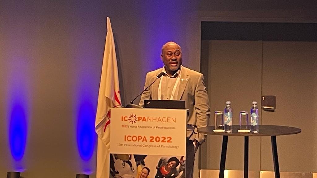 ace_partner's tweet photo. #ICOPA2022 #GlobalHealth #centersofExcellence #AcePartner @gordon_awandare Director of @WACCBIP and President of WANIDA network - West African Network of Infectious Diseases ACEs @ICOPA2022, 15th International Congress of Parasitology in Copenhagen https://t.co/CE2raN5udl