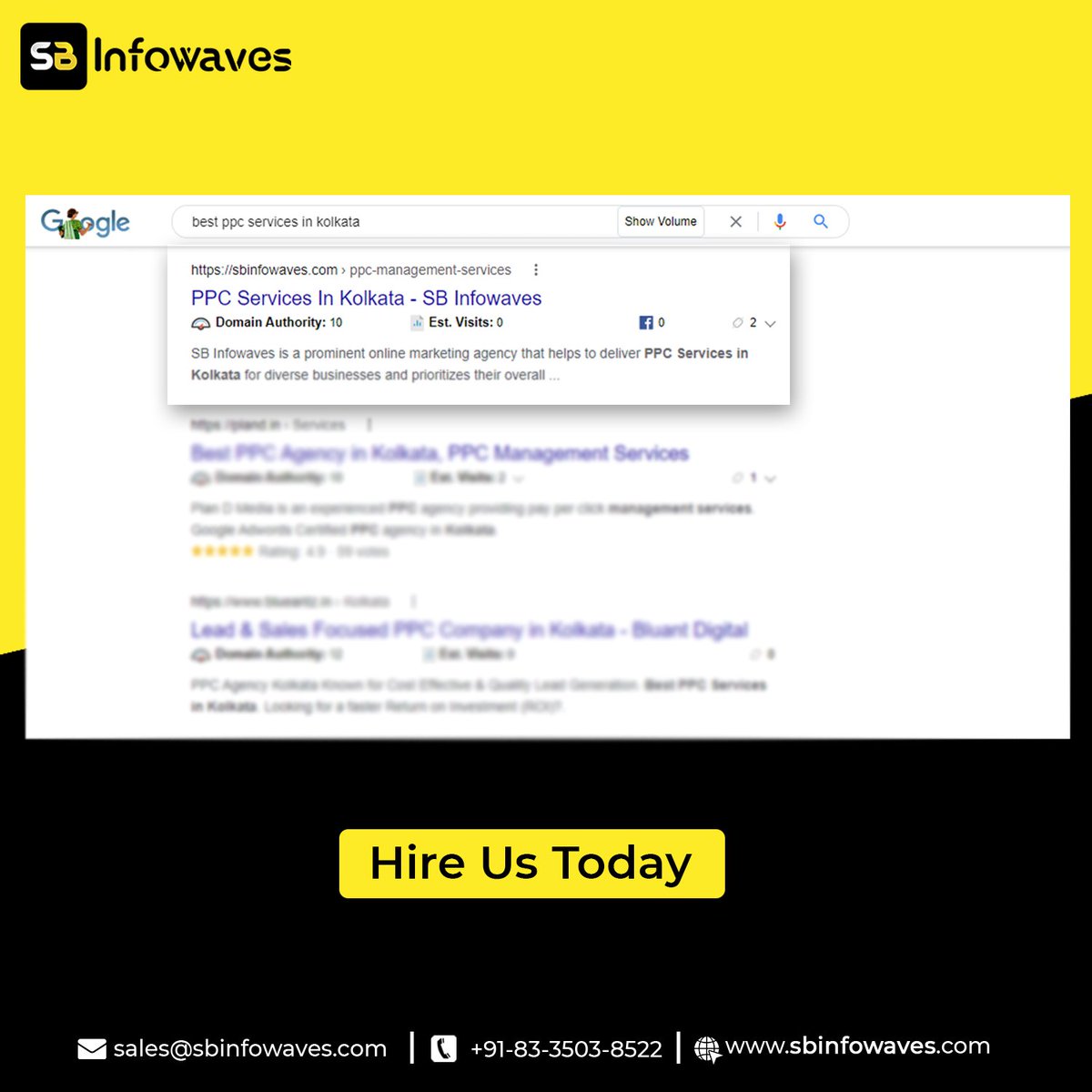 SBInfowaves's tweet photo. Hire PPC Professionals from SB Infowaves to Extend Your Existing Team!
Our highly experienced team at SB Infowaves creates effective advertising strategies to take your business to new heights!
For further details, Visit👉
https://t.co/IJIjJ64ASh
#hireppcexperts
#sbinfowaves https://t.co/CZ74Vwql9E