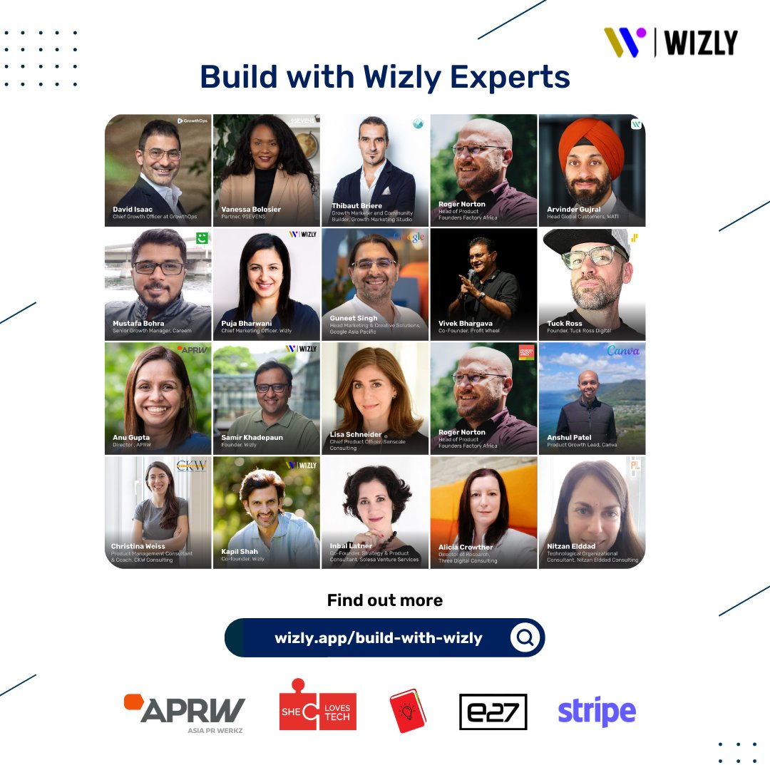 AskWizly's tweet photo. We are thrilled to announce the launch of 'Build with Wizly' - a program designed to bring expert solutions to scaling companies in the areas of Go-to-Market, Marketing and Product Management globally.

Learn more &amp; apply: https://t.co/tsM1e0v4Ac

#startups #solutions #gotomarket https://t.co/l4CJODRxyN