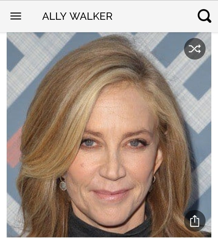Happy birthday to this great actress.  Happy birthday to Ally Walker 