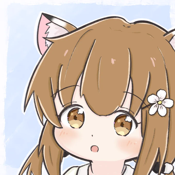 お昼のrkgk塗ったったーみけもちさんちの富家もなちゃん～#よその子#富家もな 