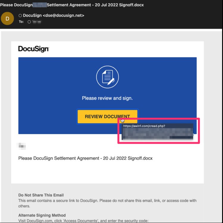 matthieugarin's tweet photo. 🚨 Check this effective #phishing campaign to hack Execs #O365 accounts, even when protected with #MFA 📲 #BEC https://t.co/0YdL3n3KrH
➡️ Email impersonating #DocuSign 🔥, use of #evilginx2 between phishing page and legitimate form, steal the session cookie... game over!💣 https://t.co/uGmqzfvBYU
