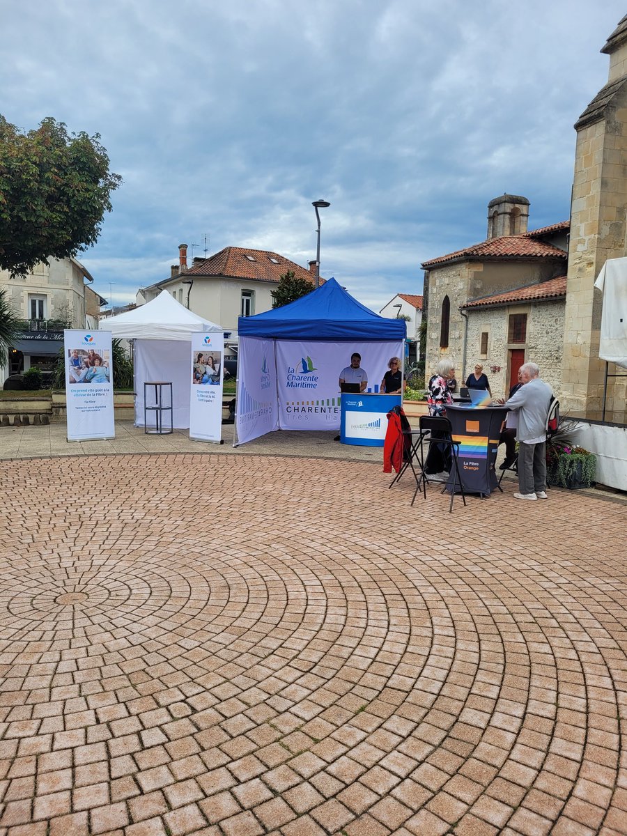 Nous vous attendons nombreux à place de l église à St Georges de Didonne pour vous parler de #Fibre avec le <a href="/departement17/">Département de la Charente-Maritime</a> et les opérateurs <a href="/OrangeNvAquit/">Orange Nouvelle Aquitaine</a> <a href="/bouyguestelecom/">Bouygues Telecom</a>