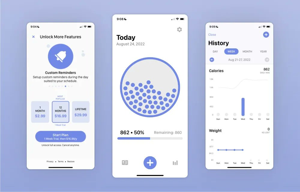 Calory iOS app - 54 screenshots screenlane.com/post/ios/calor…