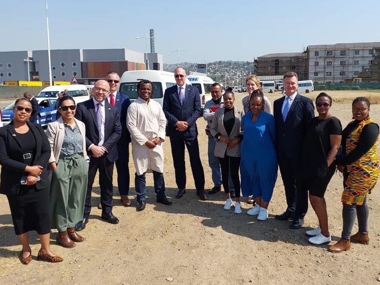 ukinsouthafrica's tweet photo. @AJPhillipson met @eThekwiniM Mayor Mxolisi Kaunda &amp; visited Bridge City in #Durban to see how #transport policies can drive #inclusive economic growth.🇬🇧 is proud to partner with 🇿🇦cities on

✅sustainable urban planning  
✅affordable public transport
✅resilient infrastructure https://t.co/VxtszzIfLs